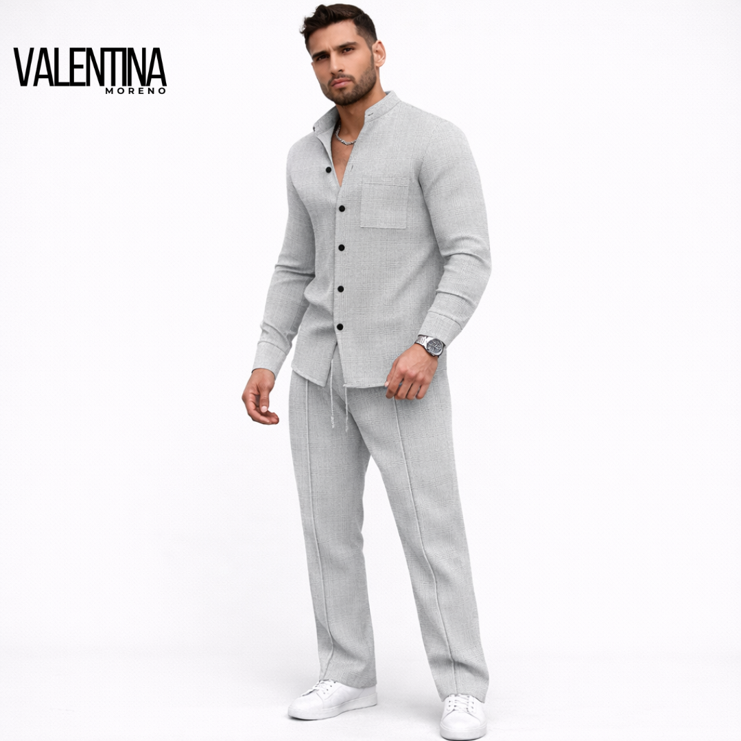 MIKEL™ | Conjunto de 2 piezas para hombre con tejido tipo gofre