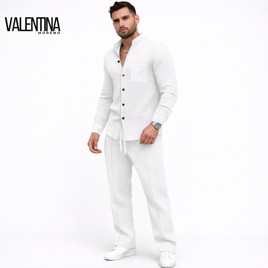 MIKEL™ | Conjunto de 2 piezas para hombre con tejido tipo gofre