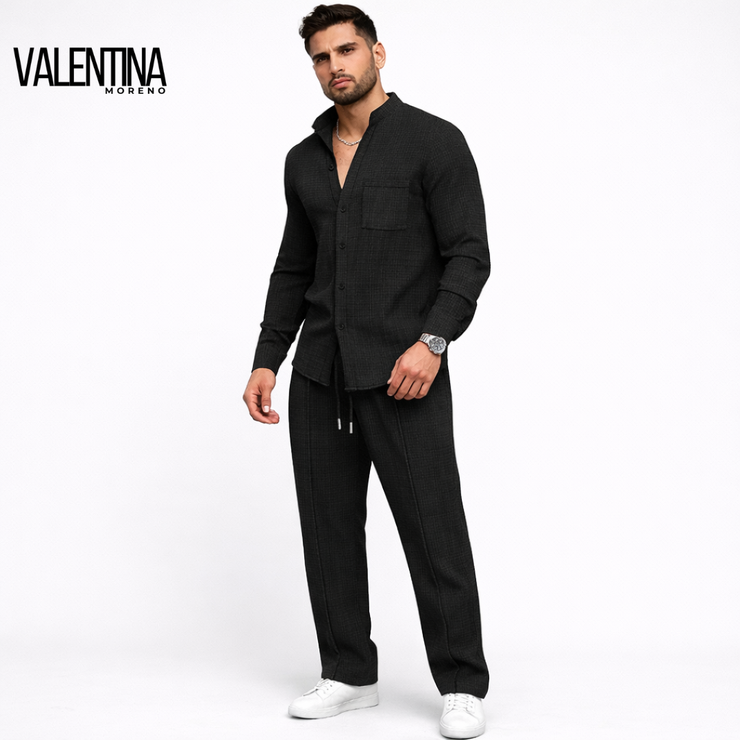 MIKEL™ | Conjunto de 2 piezas para hombre con tejido tipo gofre