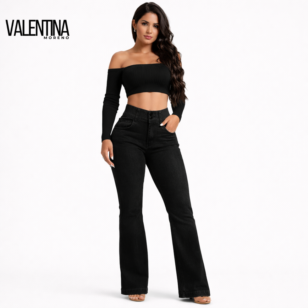 VERA™ | Vaqueros elásticos con cintura alta