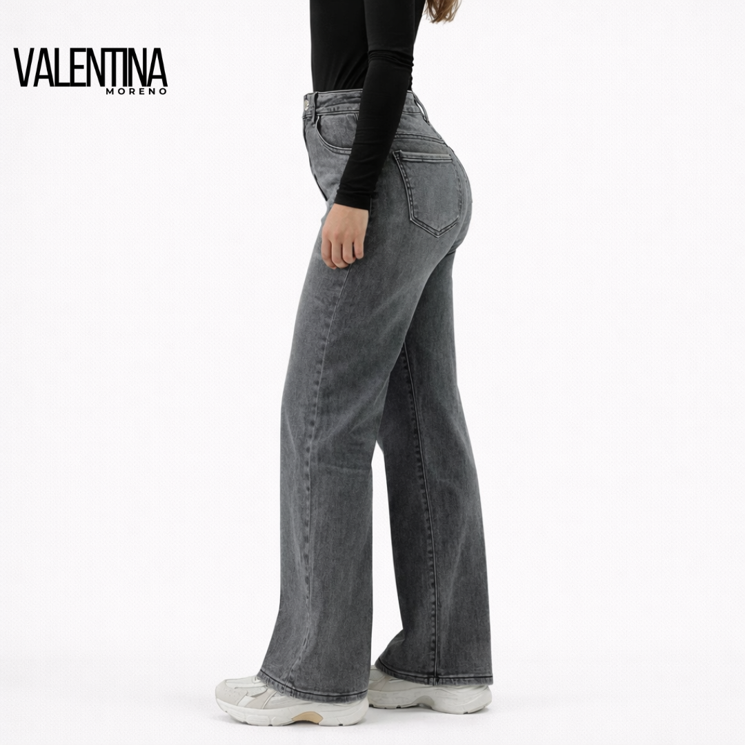 ANA™ | Vaqueros super elásticos de pierna ancha