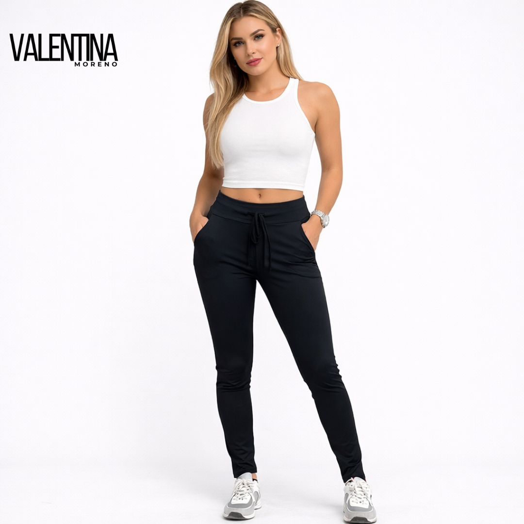 SUSANA™ | Pantalón Slim Fit Elástico de Cintura Alta