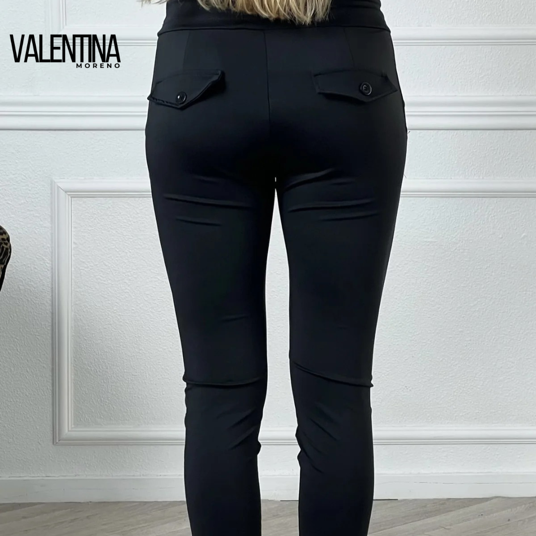 SUSANA™ | Pantalón Slim Fit Elástico de Cintura Alta